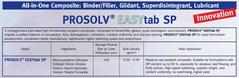 PROSOLV EASYtab SP - Innovation